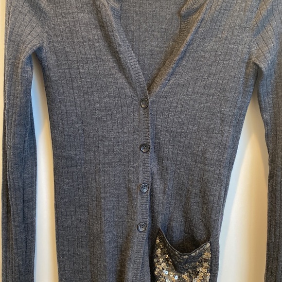 Holiday Vibes! Vera Wang Lavender Label merino wool cardigan - Picture 1 of 12